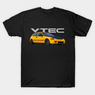 Carnival Yellow EG CIVIC HATCH T-Shirt